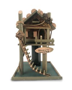 TREE HOUSE BIRD FEEDER